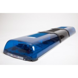 Rampa lumini xenon (stroboscopica) 12V cu difuzor si sirena 100W incluse - lungime 1194 mm